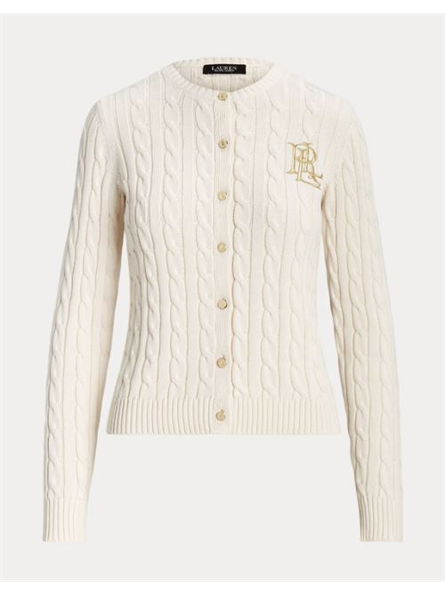 CARDIGAN A TRECCE LAUREN RALPH LAUREN | 200932225001101 NATURAL